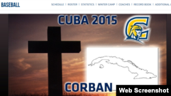 Corban University espera jugar béisbol y anunciar la palabra de Dios en la provincia de Guantánamo, Cuba.