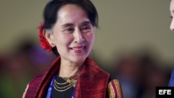 La líder opositora birmana, Aung San Suu Kyi.