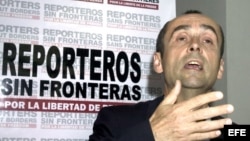 Benoit Hervieu en conferencia de prensa en Venezuela