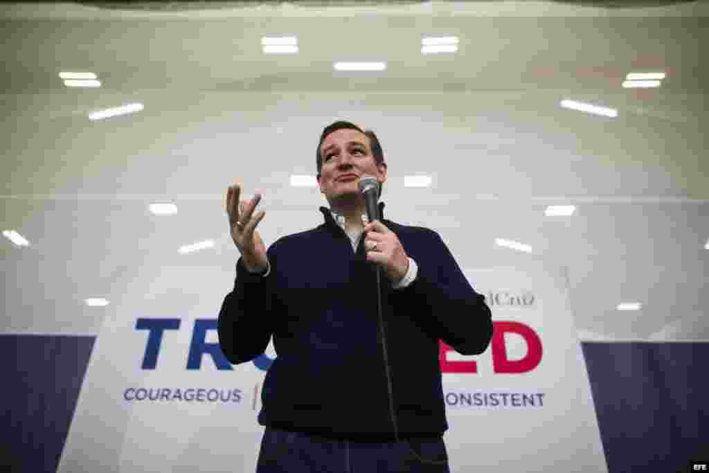 Campaña de Ted Cruz en Jefferson, Iowa