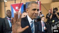 Obama se despide, tras participar en un foro con empresarios y cuentapropistas en La Habana.