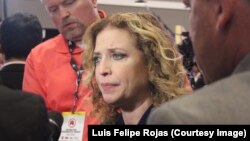 Debbie Wasserman Schultz, congresista y presidenta del Comité Nacional Demócrata. Foto: Luis Felipe Rojas.