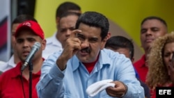 El mandatario venezolano Nicolás Maduro. 