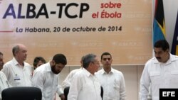 Cumbre del ALBA sobre el ébola en La Habana.
