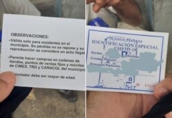 Identificación especial para compras durante la pandemia en Cuba.