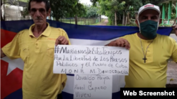 Activista en campaña Marianas de estos tiempos y homenaje a Oswaldo Payá y Harold Cepero