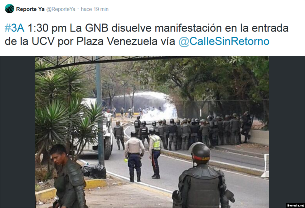protestas venezuela redes sociales