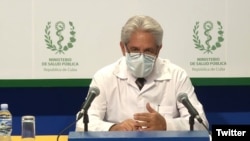 El Dr. Francisco Durán, director de Epidemiología del Ministerio de Salud Pública de Cuba.