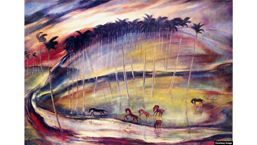 Paisaje con caballos, Carlos Enríquez (1900-1957)