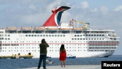 El crucero Carnival Sensation de Carnival Cruise Line, fue desviado de su itinerario en Cuba tras el anuncio de la prohibición de los viajes a Cuba. REUTERS/Jorge Delgado