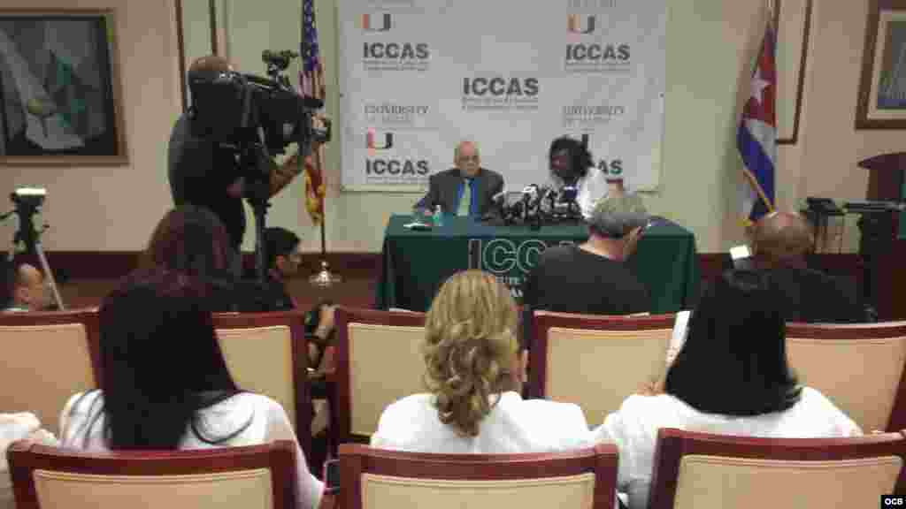 Conferencia de prensa de Berta Soler