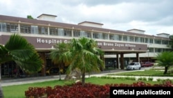 Hospital General Dr. Juan Bruno Zayas Alfonso, en Santiago de Cuba. 
