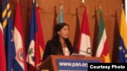 Rosa María Payá interviene ante el Congreso de la ODCA en México, 23 de agosto del 2013