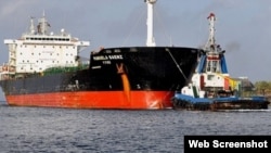 El tanquero de PDVSA Manuela Sáenz llega a Cuba cargado de petróleo venezolano. (Archivo)