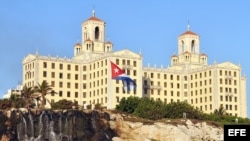 Vista del hotel Nacional de Cuba.