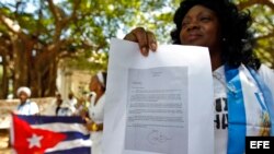 Las Damas de Blanco enviaron una carta de protesta al presidente Barack Obama por su visita a Cuba, que fue respondida por el mandatario.