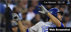 Eric Hosmer, primera base de los Kansas City Royals.