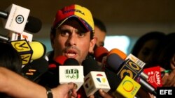 Fotografía de archivo del candidato presidencial opositor Henrique Capriles. EFE/IVAN GONZALEZ