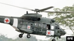 Un helicóptero brasileño trasladará a los rehenes de las FARC