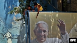Preparativos para la visita del Papa a Cuba.
