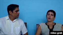 Ana Gloria Zárraga Ferrer cuenta lo que le dijo su hermano Roilán Zárraga Ferrer en un video presentado por Carlos Amel Oliva, de la dirección nacional de UNPACU.