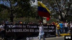 Protestas en Caracas el 14 de Febrero del 2014