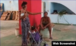 Una opción desesperada ante la falta de vivienda: ocupar un inmueble del estado. (Captura de video/Cubanet)