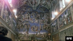 Capilla Sixtina en el Vaticano. 