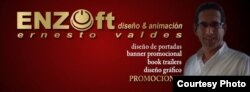 ENZOft diseño y animación, servicios que presta Ernesto Valdes.