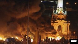 Aumenta la cifra de muertos por disturbios en Kiev