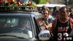 la ceremonia fúnebre en La Habana