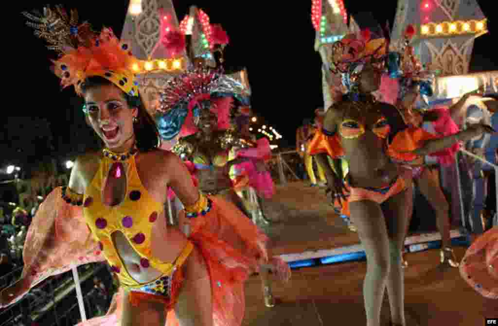 Las celebraciones del tradicional Carnaval de La Habana.