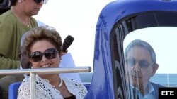 Dilma Rousseff y Raúl Castro inauguran el megapuerto de Mariel el pasado lunes 27 de enero de 2014