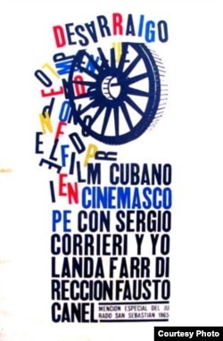 El cartel de la película "Desarraigo" diseñado por Raúl Martínez