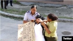 Arresto violento contra Berta Soler, líder de las Damas de Blanco. 