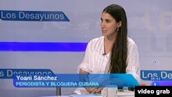 Yoani Sánchez fue entrevistada por el programa “La 1” de la Televisión Española (TVE).