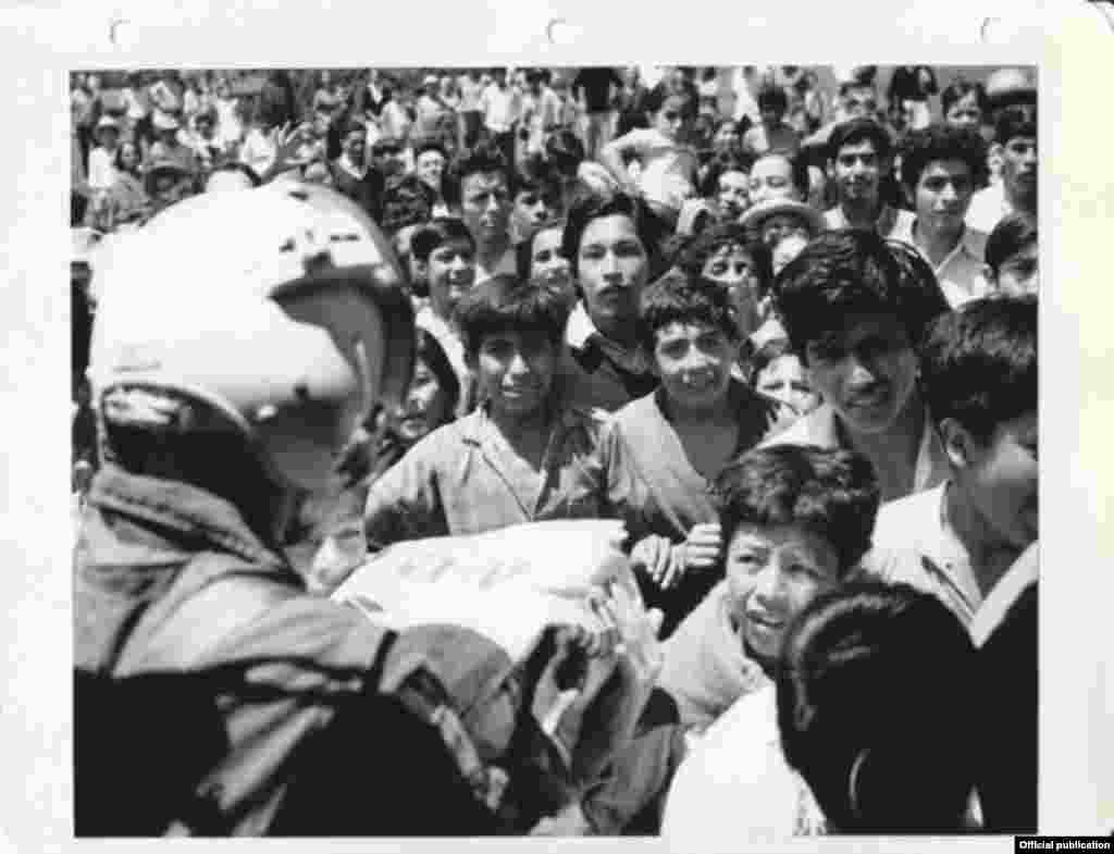 (1970) Ayuda humanitaria a Perú. Tomado del sitio del Comando Sur