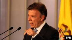 Fotografía de archivo del presidente de Colombia, Juan Manuel Santos.