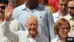El expresidente de Estados Unidos, Jimmy Carter.