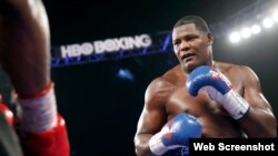 El King Kong cubano, Luis Ortiz. Foto tomada del Twitter de Matchroom Boxing.