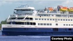 El crucero costero Saint Laurent, con el que Haimark quiere operar en Cuba.