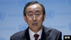 El secretario general de la ONU, Ban Ki-moon. 
