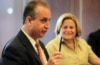 Los congresistas cubanoamericanos Ileana Ros-Lehtinen y Mario Díaz-Balart