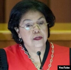 Luisa Estella Morales,presidenta del TSJ que permitió a Maduro ser candidato y presidente "encargado".