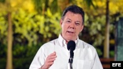 Fotografía de archivo del presidente de Colombia, Juan Manuel Santos.