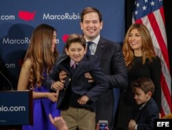 La familia de Marco Rubio.