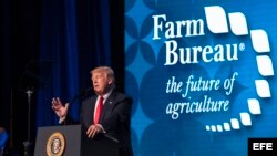 El presidente Donald J. Trump habla en convención de agricultores