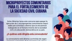 Convocan a proyectos comunitarios para fortalecer la sociedad civil cubana