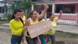 Activistas en Placetas se unen a campaña "Las calles son del pueblo". (Foto: Directorio Democrático Cubano)