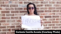 La periodista independiente cubana, Camila Acosta. (Archivo) 